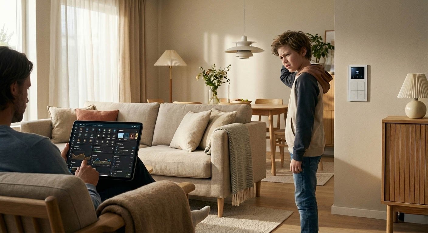 Maison connectée trop complexe pour les autres occupants du foyer