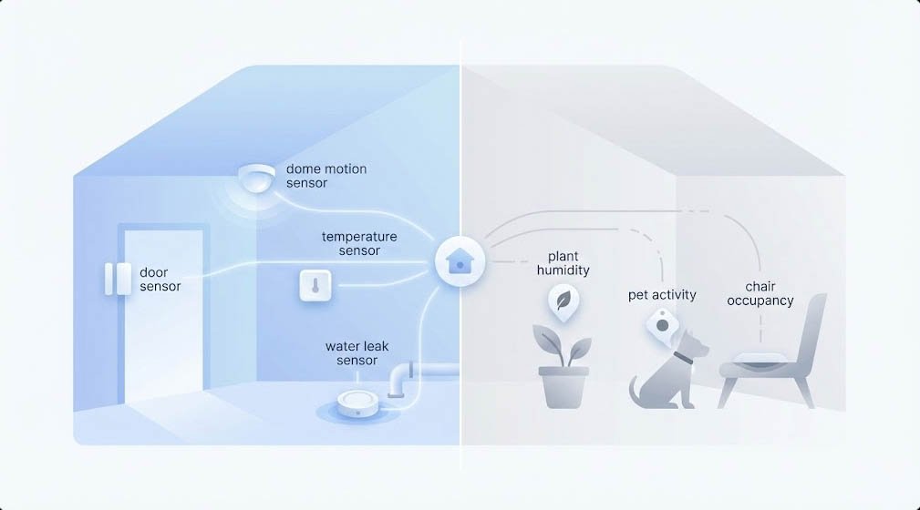 Capteurs connectés inutiles : gadgets domotiques et capteurs redondants dans une maison connectée