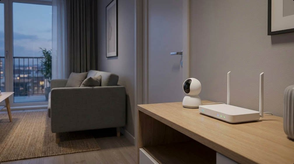 Zigbee ou Wi-Fi pour la sécurité : routeur et caméra Wi-Fi dans une maison connectée